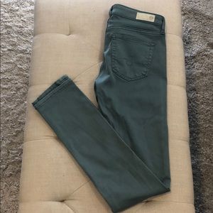 AG Mid-Rise Cigarette jeans